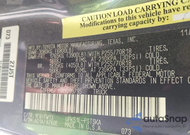 5TFEM5F19AX009795: 43457242