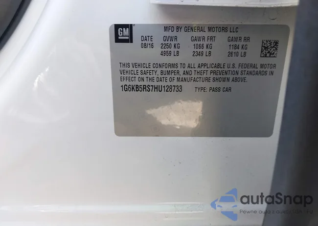 1G6KB5RS7HU128733: 43457399