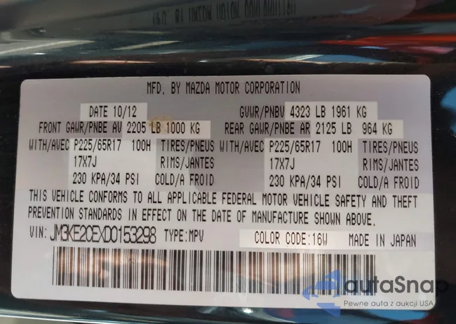 JM3KE2CEXD0153298: 43458544