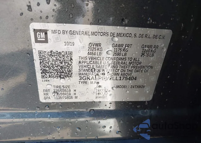 3GKALPEV2LL175404: 43458661