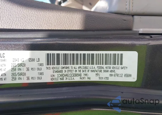 1C4RDHAG1DC690948: 43459026