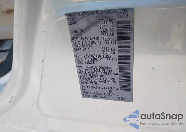 5N1AR2MM6EC707334: 43459088