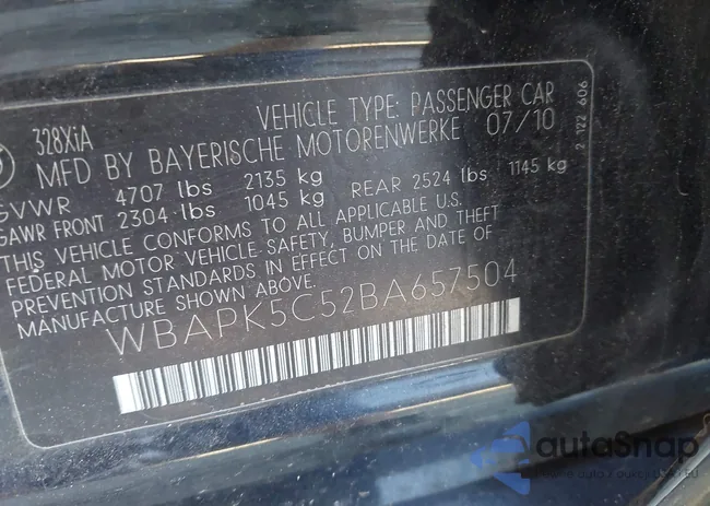 WBAPK5C52BA657504: 43458153