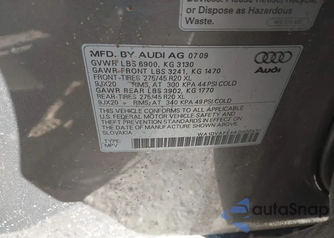 WA1DVAFE4AD000471: 43458180