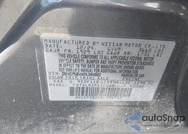 3N1CP5BV4RL594982: 43458320