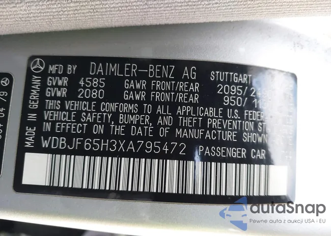 WDBJF65H3XA795472: 43458328