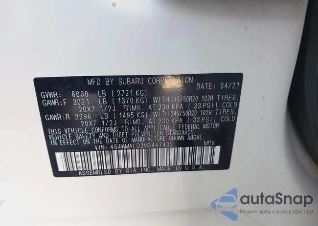 4S4WMALD2M3447433: 43458378