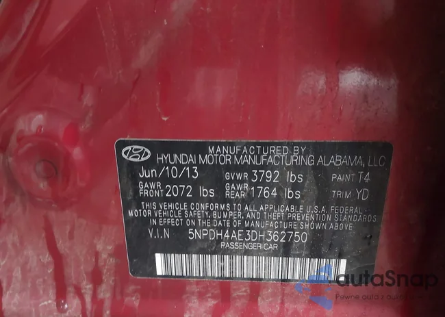 5NPDH4AE3DH362750: 43459609