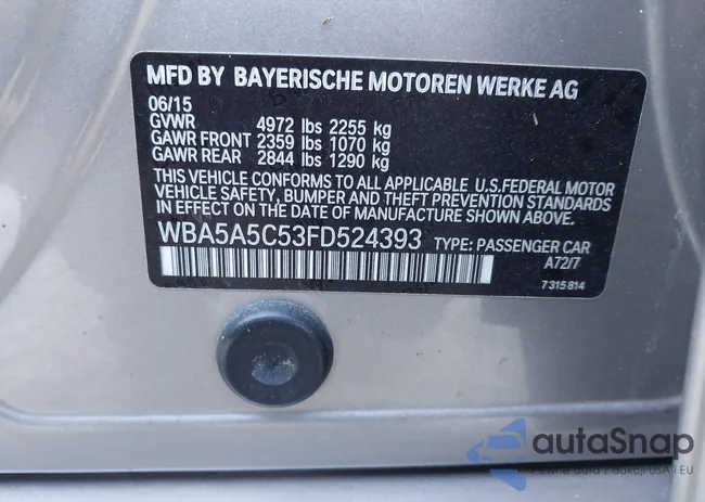 WBA5A5C53FD524393: 43459738