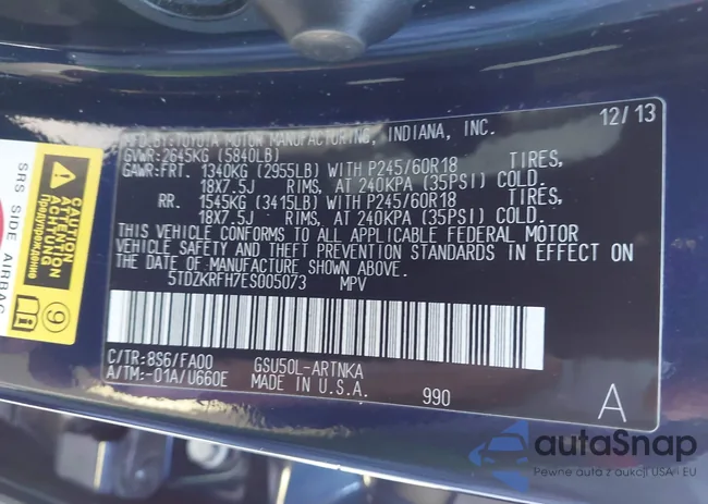 5TDZKRFH7ES005073: 43459976