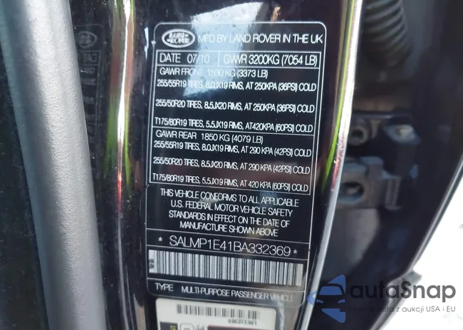 SALMP1E41BA332369: 43460109