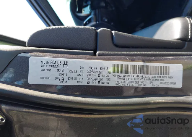 1C4RJFBG6HC612814: 43459266