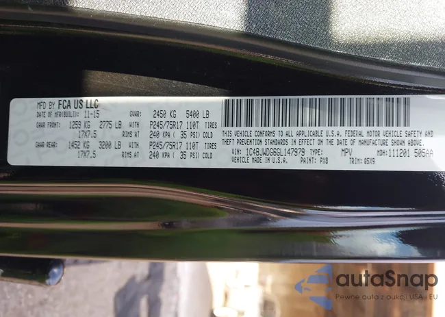 1C4BJWDG6GL147979: 43459433