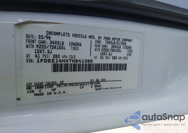 1FDEE14HXTHB41088: 43460680