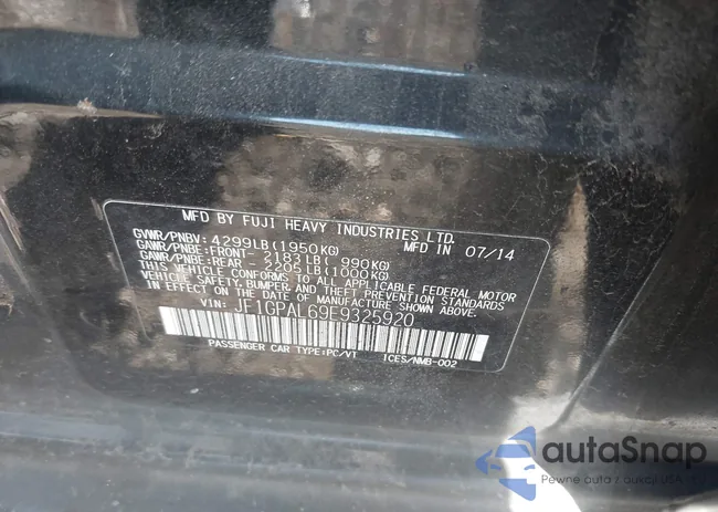 JF1GPAL69E9325920: 43461057