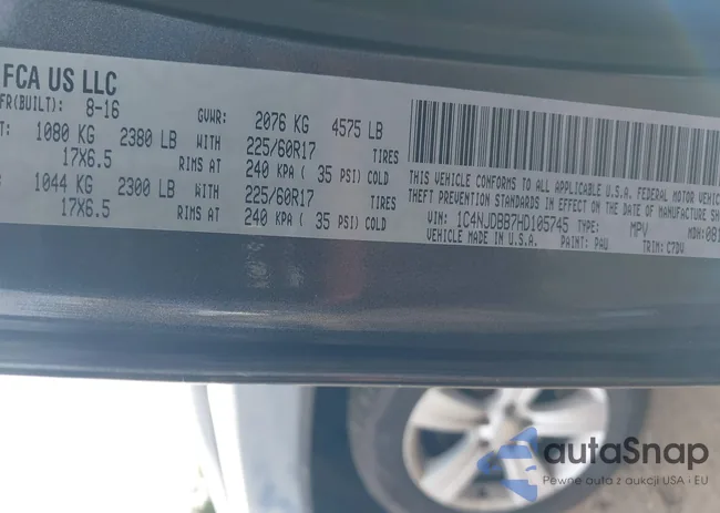 1C4NJDBB7HD105745: 43460244