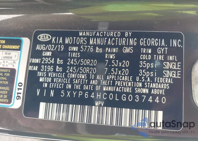 5XYP64HC0LG037440: 43460286