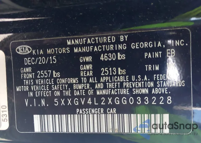 5XXGV4L2XGG033228: 43460304