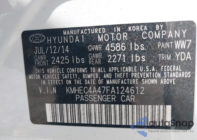 KMHEC4A47FA124612: 43460321