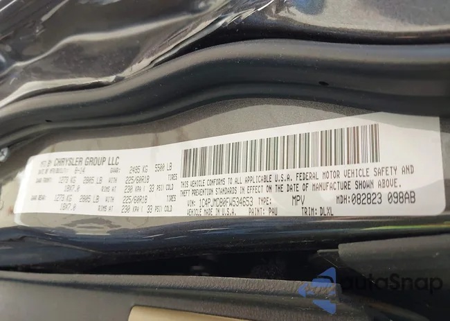 1C4PJMDB0FW534653: 43461603