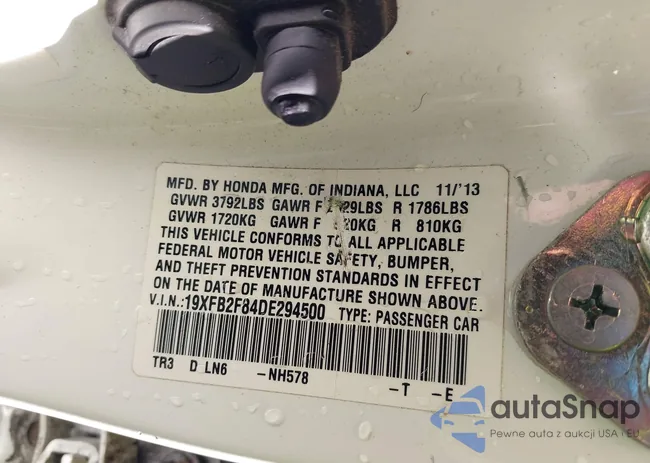 19XFB2F84DE294500: 43461748