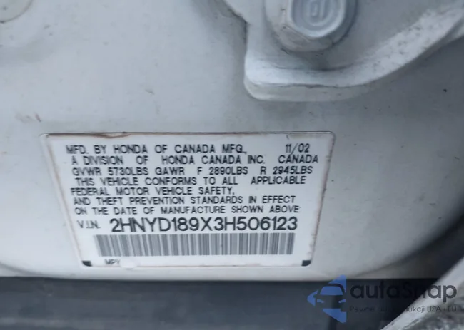 2HNYD189X3H506123: 43461776