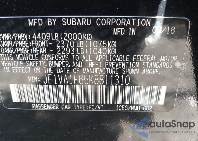 JF1VA1F65K8811310: 43461128