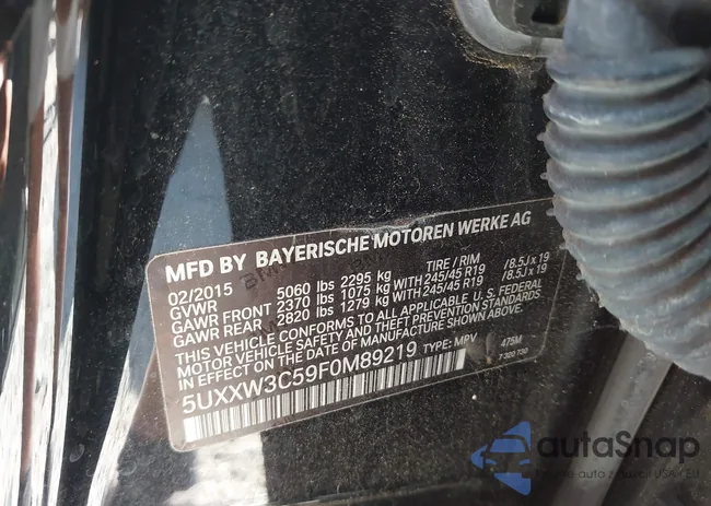 5UXXW3C59F0M89219: 43461205