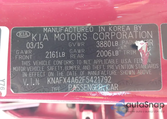 KNAFX4A62F5421792: 43462613