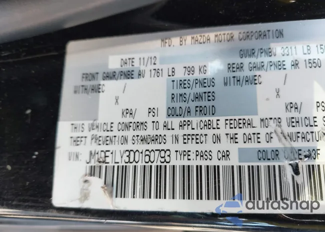 JM1DE1LY3D0160793: 43462683