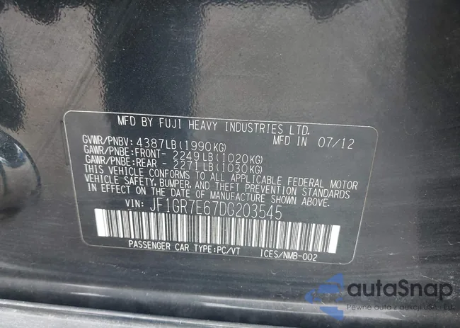 JF1GR7E67DG203545: 43462721