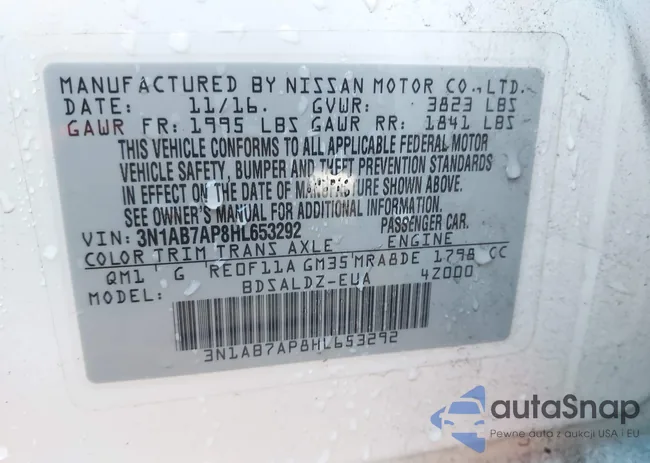 3N1AB7AP8HL653292: 43462734