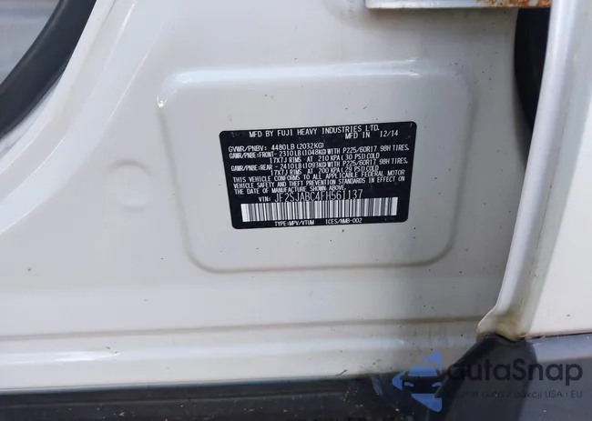 JF2SJABC4FH561137: 43462803