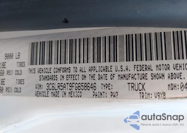 3C6LR5AT9FG658646: 43462925