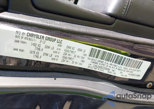 1C4RJEAG9CC258260: 43463089