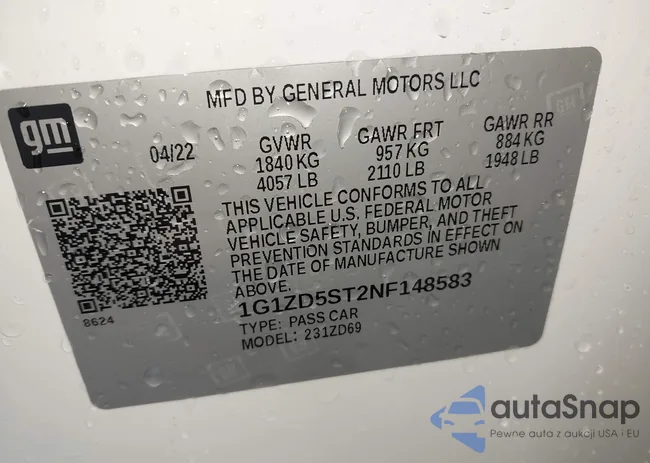 1G1ZD5ST2NF148583: 43462397