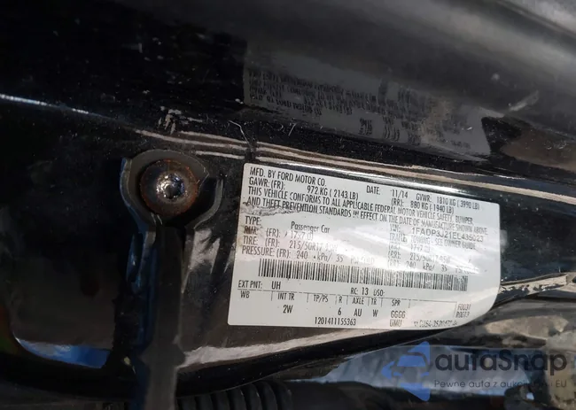 1FADP3J21EL435023: 43462403