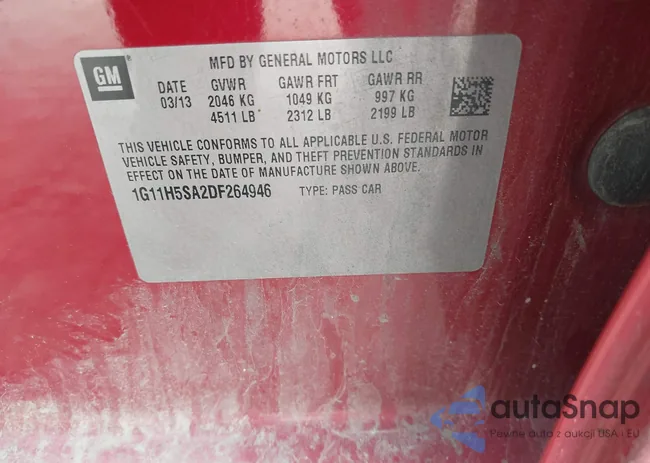 1G11H5SA2DF264946: 43462460