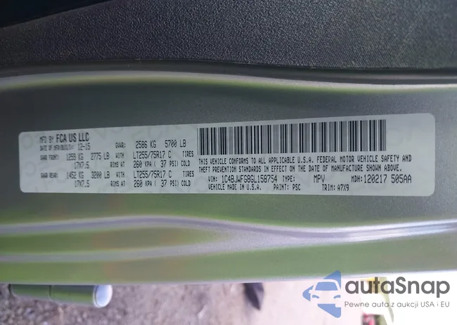 1C4BJWFG8GL158754: 43463693