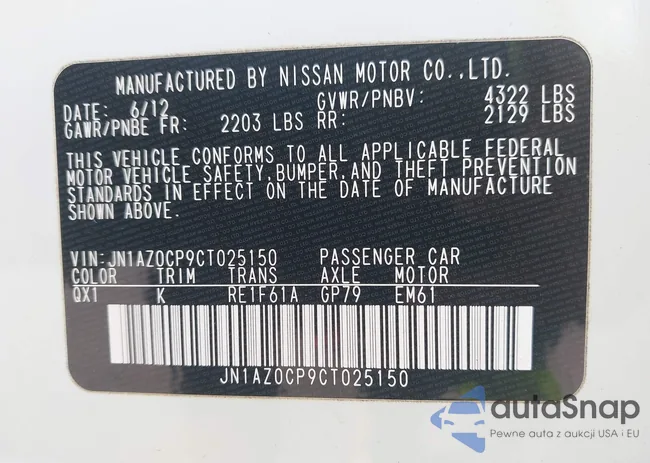 JN1AZ0CP9CT025150: 43463716