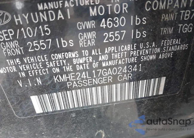 KMHE24L17GA024341: 43463834