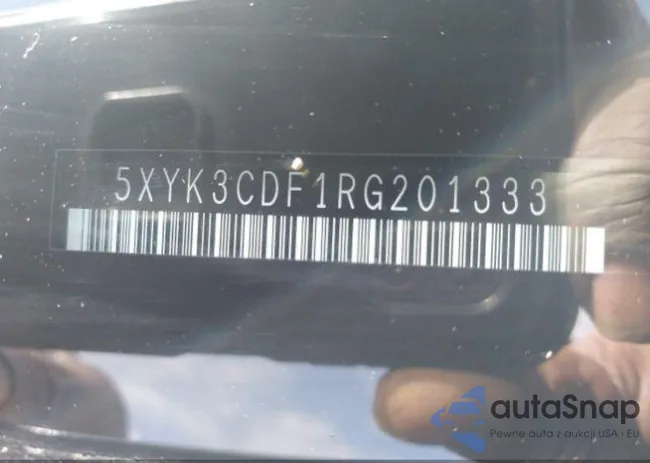 5XYK3CDF1RG201333: 43464009