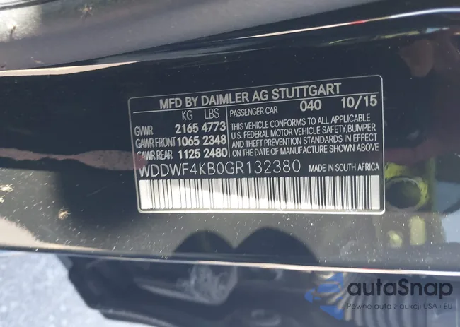 WDDWF4KB0GR132380: 43463505