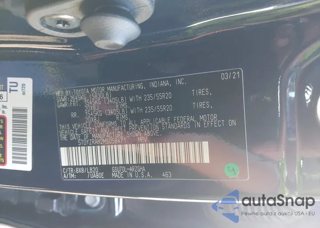 5TDYZRAH2MS058471: 43464830