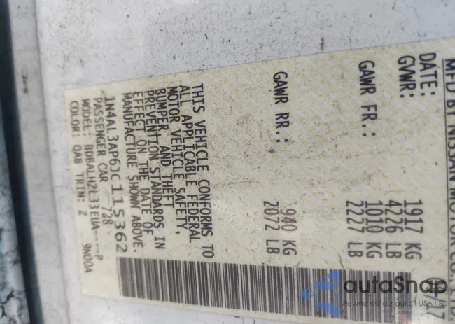 1N4AL3AP6JC115362: 43464846