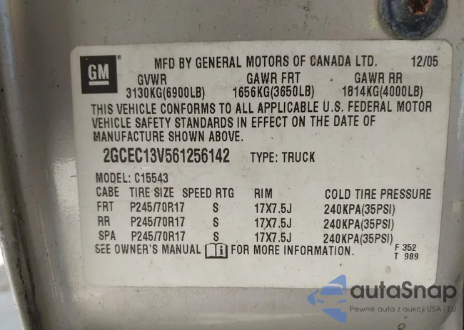 2GCEC13V561256142: 43464851