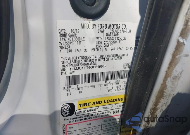 1FMJU1HT6GEF16689: 43464133