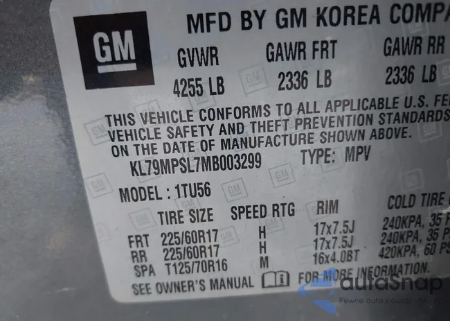 KL79MPSL7MB003299: 43464348