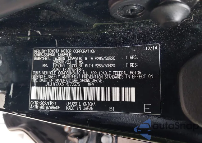 JTJHY7AX3F4172375: 43465535