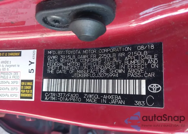 JTDKBRFU2J3075994: 43465782